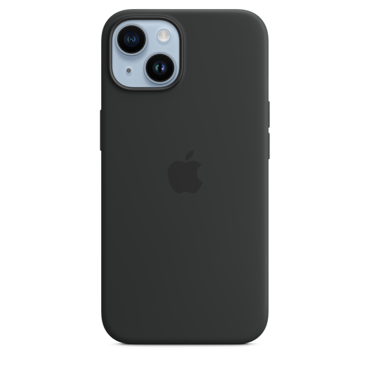 حافظة iPhone 14 من السيليكون بتقنية MagSafe - لون كحلي داكن