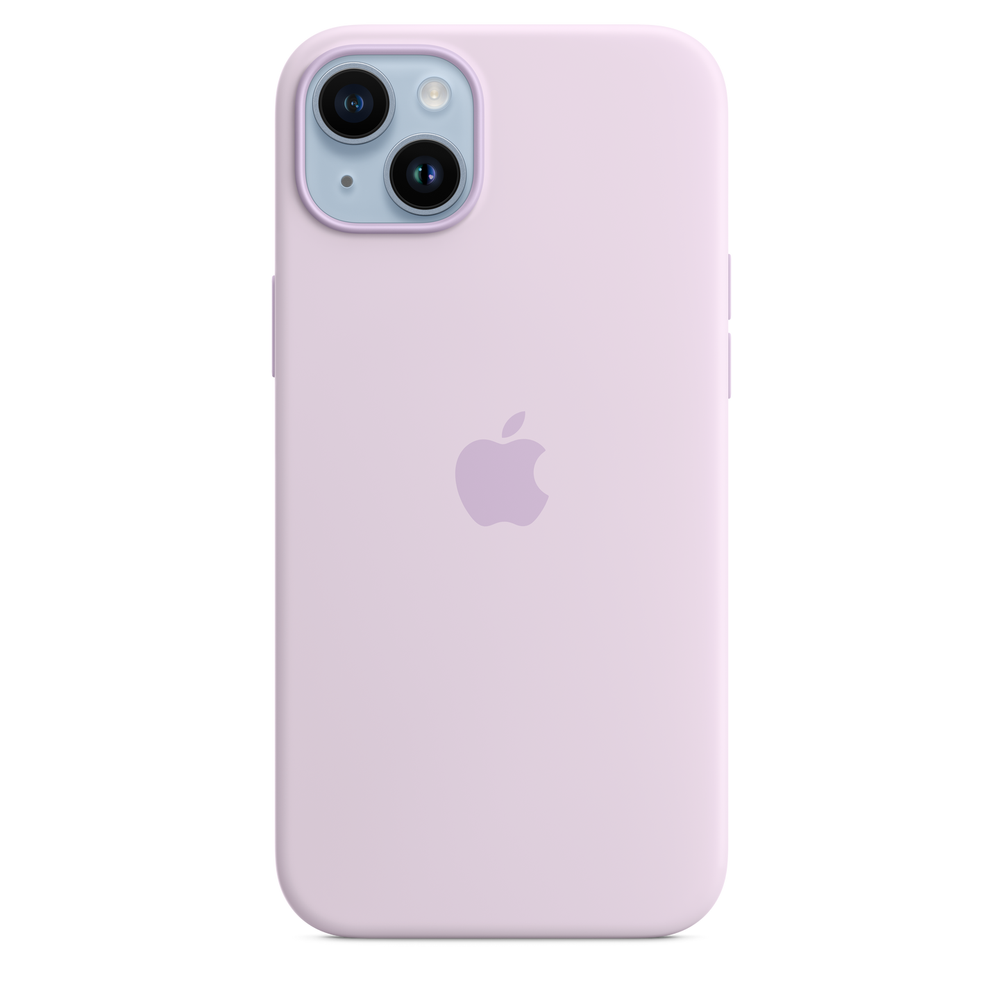 غطاء حماية مصنوعة من السيليكون لهاتف Apple iPhone 14 Plus بتقنية MagSafe - لون ليلكي فاتح