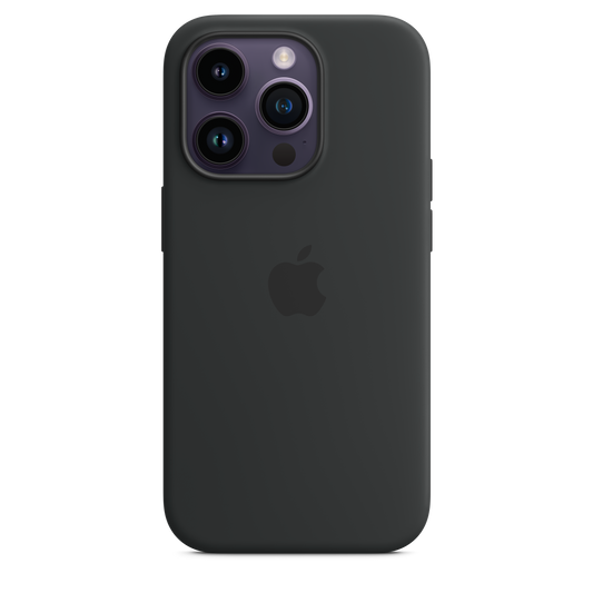 حافظة iPhone 14 Pro من السيليكون بتقنية MagSafe - لون ميدنايت