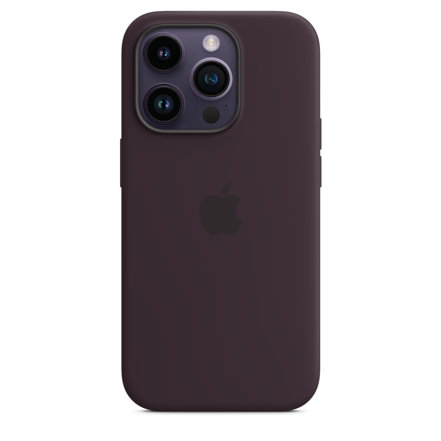 حافظة iPhone 14 Plus من السيليكون بتقنية MagSafe - لون ليلكي داكن