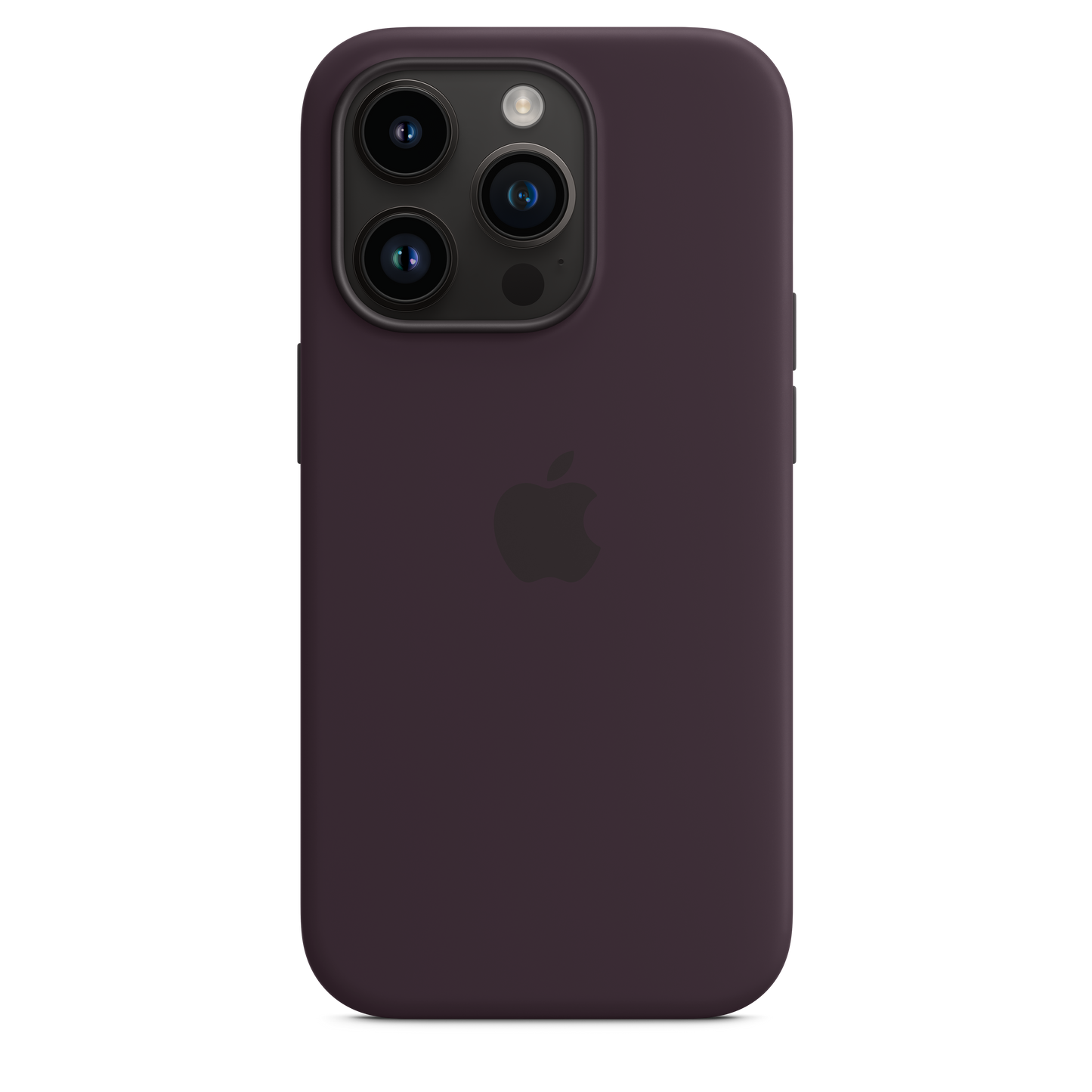 حافظة iPhone 14 Plus من السيليكون بتقنية MagSafe - لون ليلكي داكن