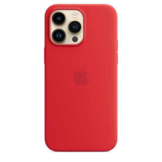 iPhone 14 Pro Max Silicone Case with MagSafe - (PRODUCT)RED