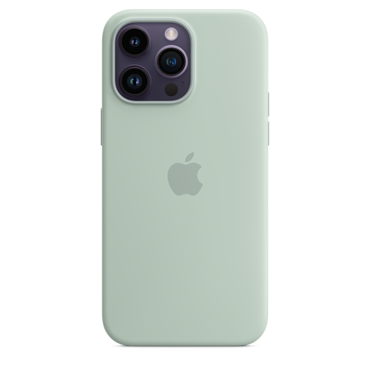 حافظة iPhone 14 Pro Max من السيليكون بتقنية MagSafe - نبات العصاري