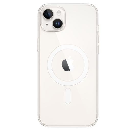 حافظة iPhone 14 Plus من السيليكون بتقنية MagSafe