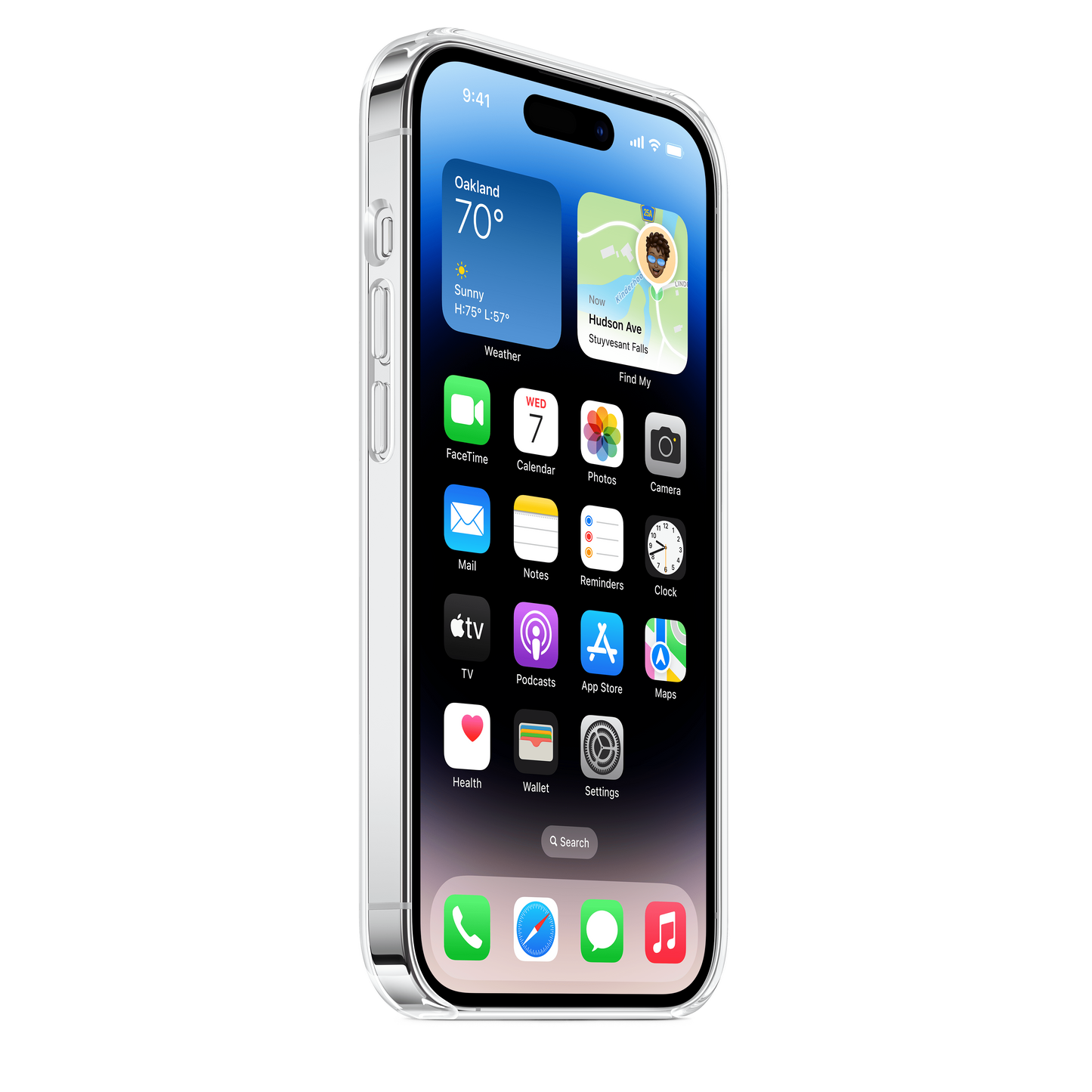 حافظة iPhone 14 Pro الشفافة بتقنية MagSafe