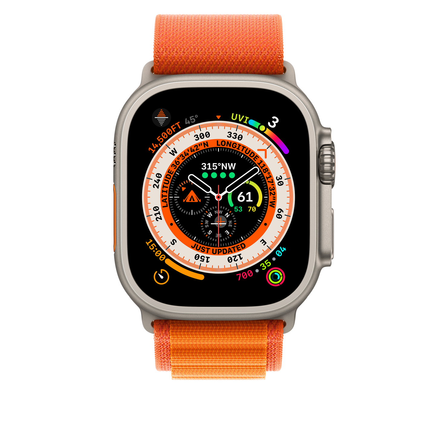 49mm Orange Alpine Loop - Medium