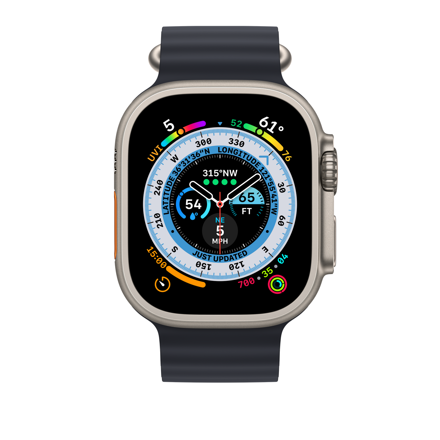  حزام المحيط سماء الليل لساعة Apple Watch‏ مقاس 49 مم‏