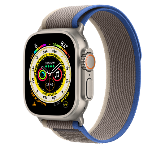 49mm Blue/Gray Trail Loop - S/M