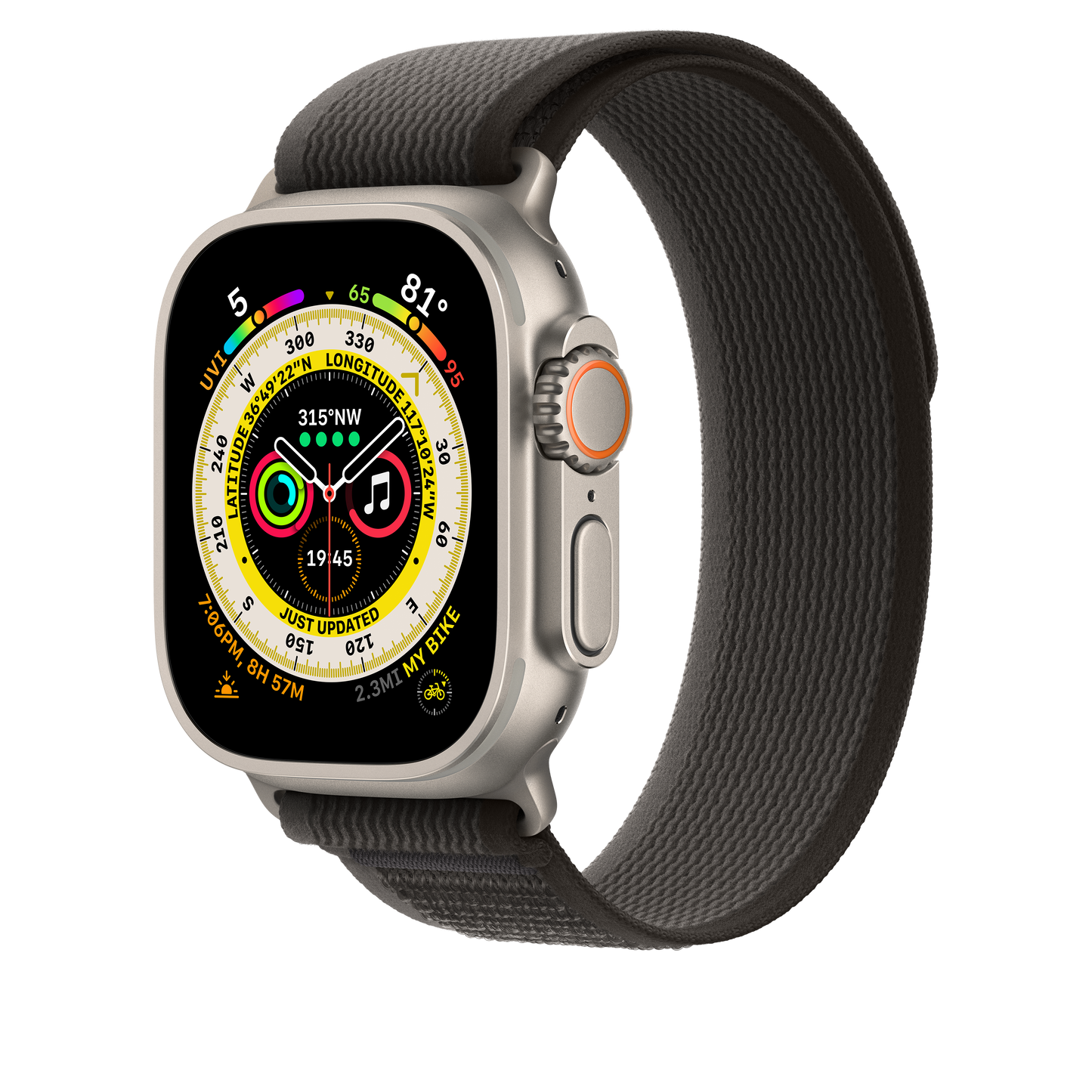 49mm Black/Gray Trail Loop - M/L