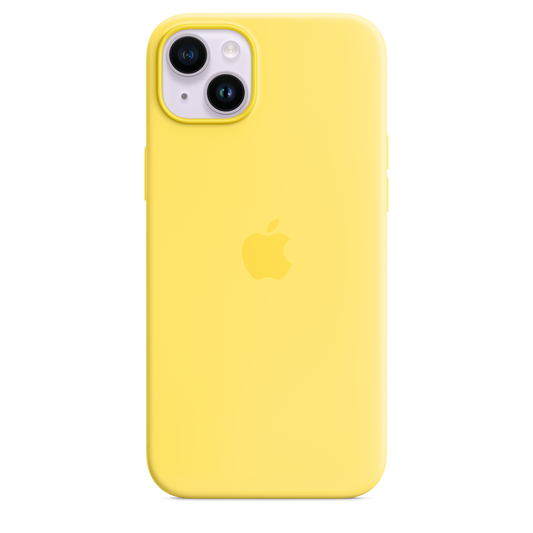 iPhone 14 Plus Silicone Case with MagSafe - Canary Yellow