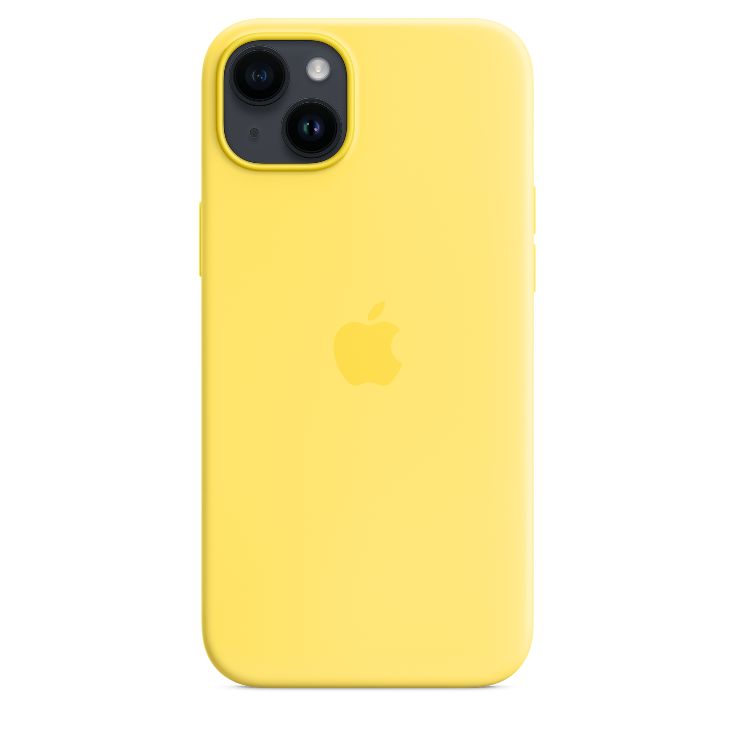 حافظة iPhone 14 Plus من السيليكون بتقنية MagSafe - أصفر كناري