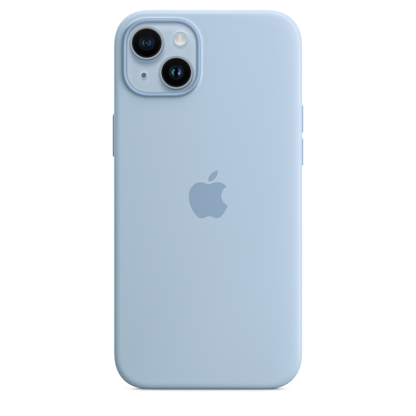 حافظة iPhone 14 Plus من السيليكون بتقنية MagSafe - أزرق سماوي