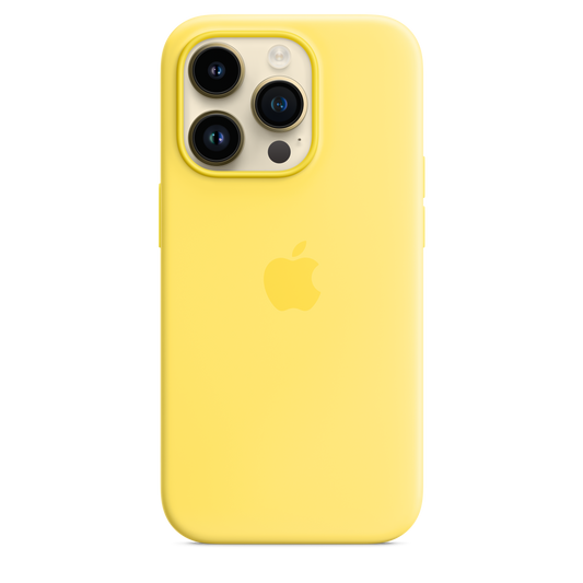 iPhone 14 Pro Silicone Case with MagSafe - Canary Yellow