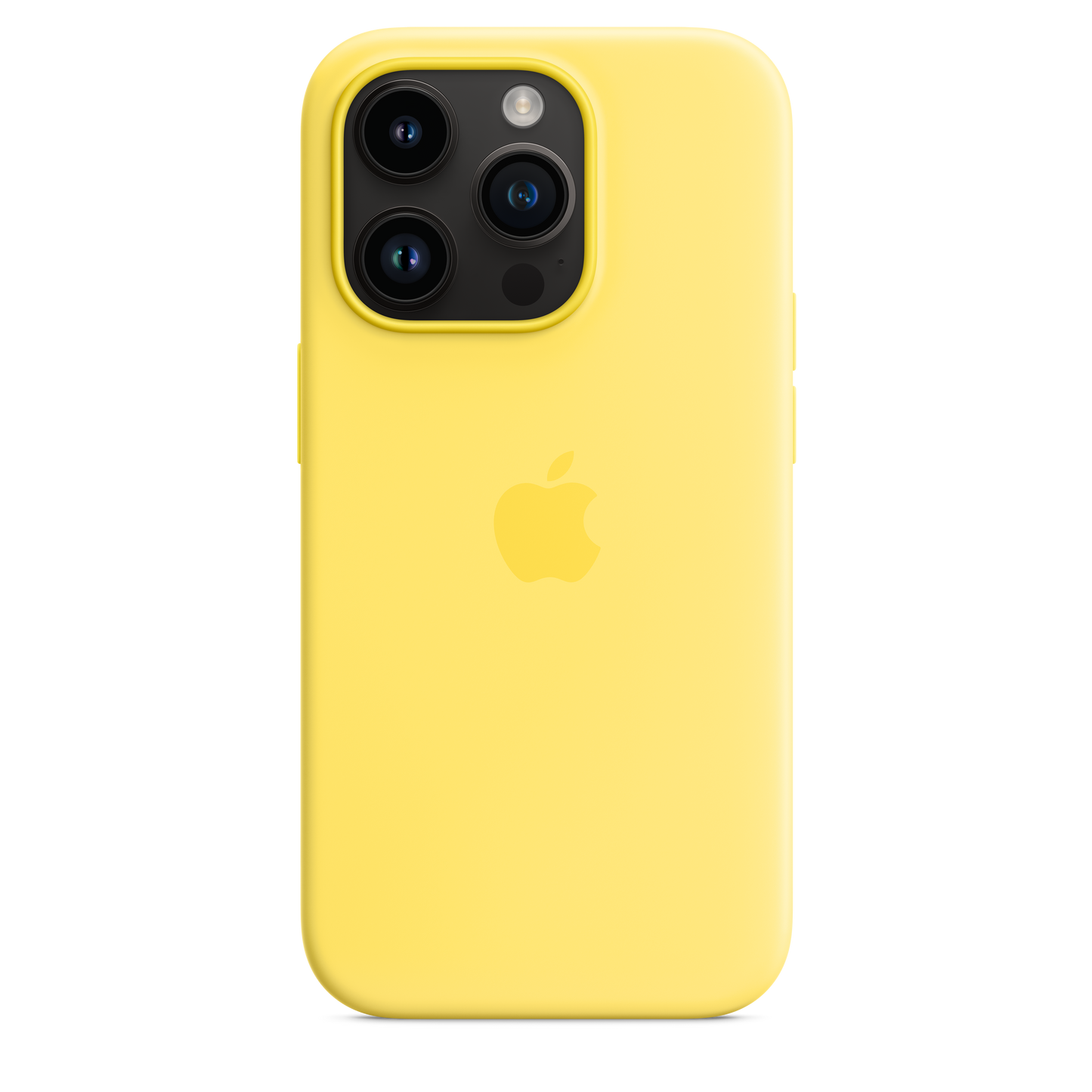 حافظة iPhone 14 Pro من السيليكون بتقنية MagSafe  - اصفر كناري​​​​​​