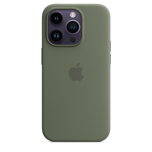 حافظة iPhone 14 Pro من السيليكون بتقنية MagSafe - زيتي