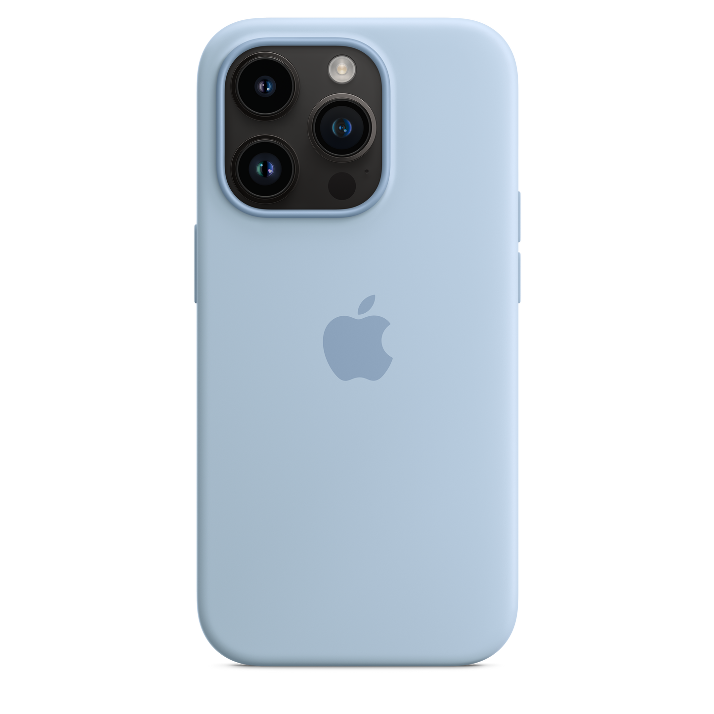 حافظة iPhone 14 Pro من السيليكون بتقنية MagSafe - أزرق سماوي