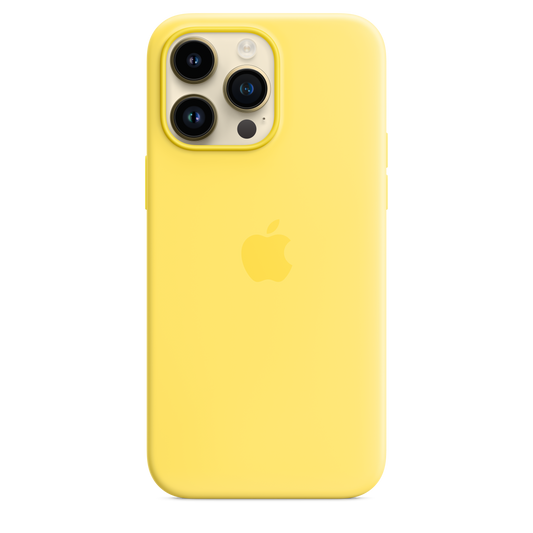 iPhone 14 Pro Max Silicone Case with MagSafe - Canary Yellow