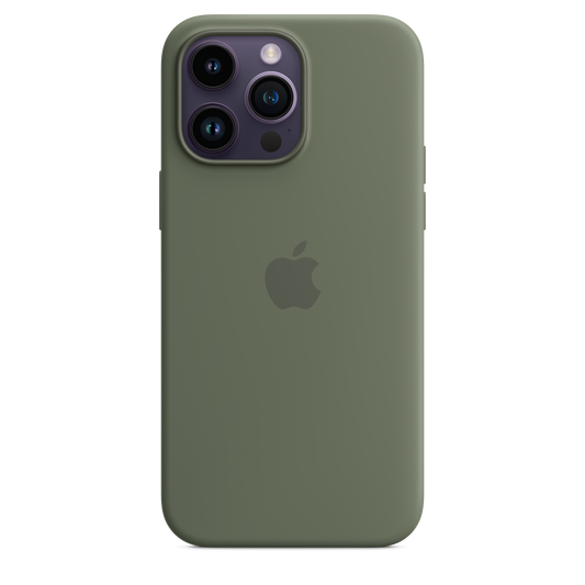حافظة iPhone 14 Pro Max من السيليكون بتقنية MagSafe - زيتي