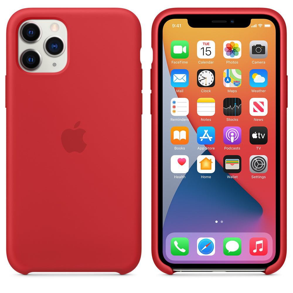 iPhone 11 Pro Silicone Case Red