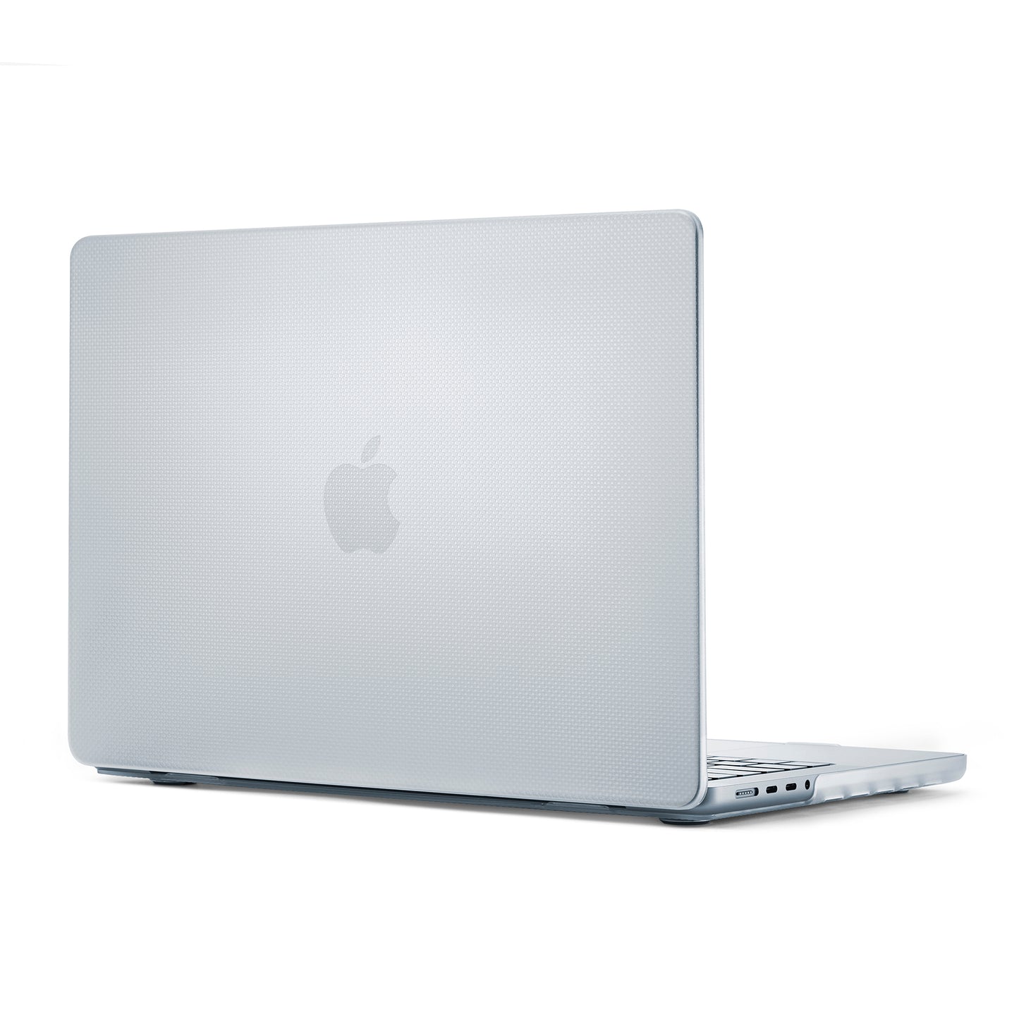 MacBook Pro 14  Hardshell Dots Case - Frosted Clear