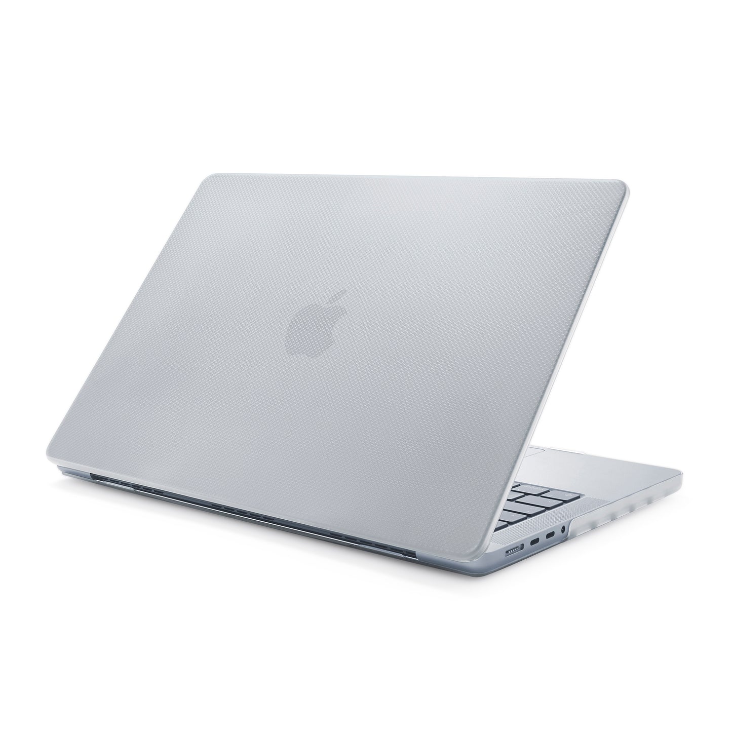 MacBook Pro 14  Hardshell Dots Case - Frosted Clear