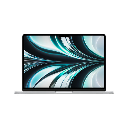13 انش MacBook Air: شريحة Apple M2 مع وحدة المعالجة المركزية 8 نوى ووحدة معالجة الرسومات 8 نوى، 256 جيجابايت SSD - فضي