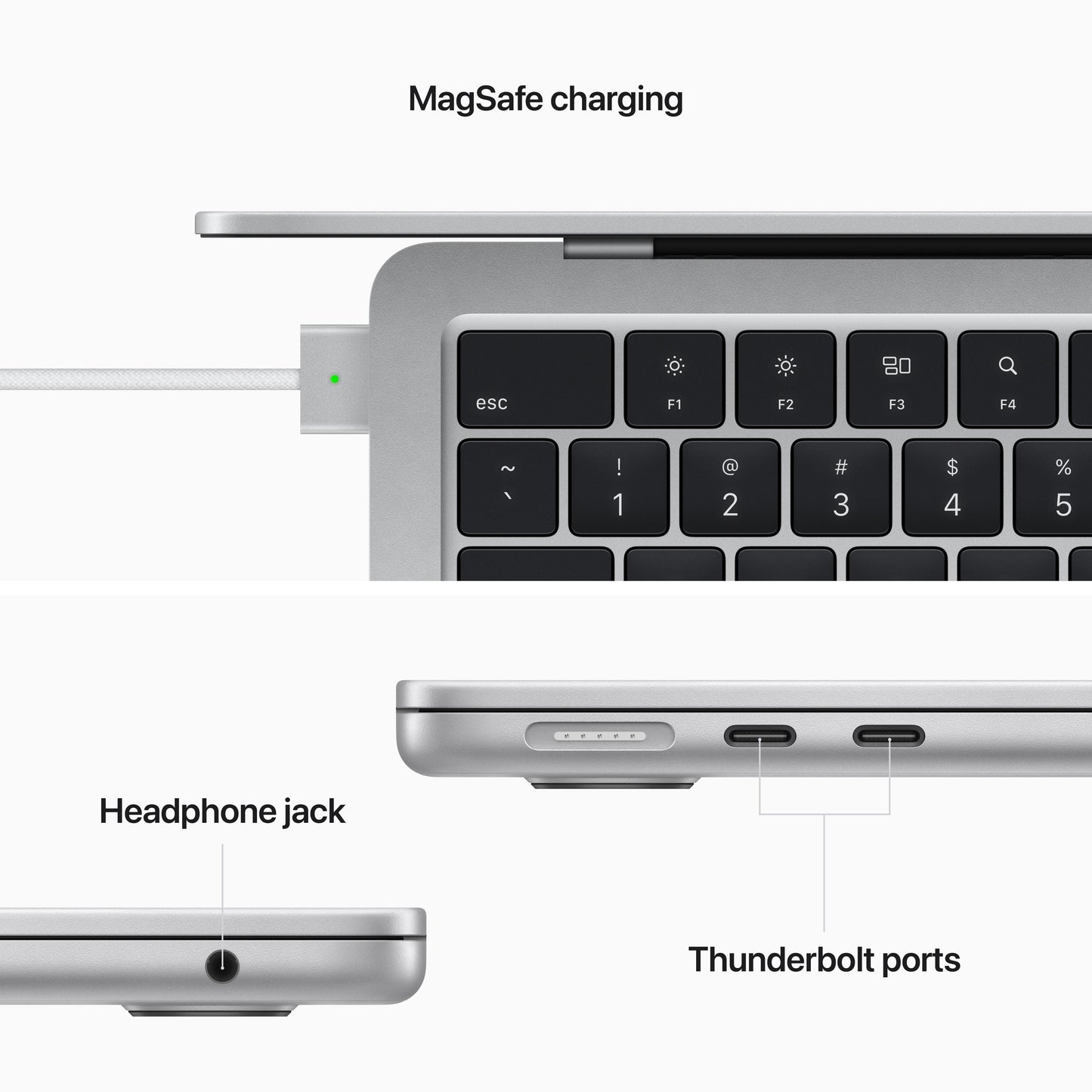 13-inch MacBook Air: Apple M2 chip with 8_core CPU and 8_core GPU, 256GB SSD - Silver