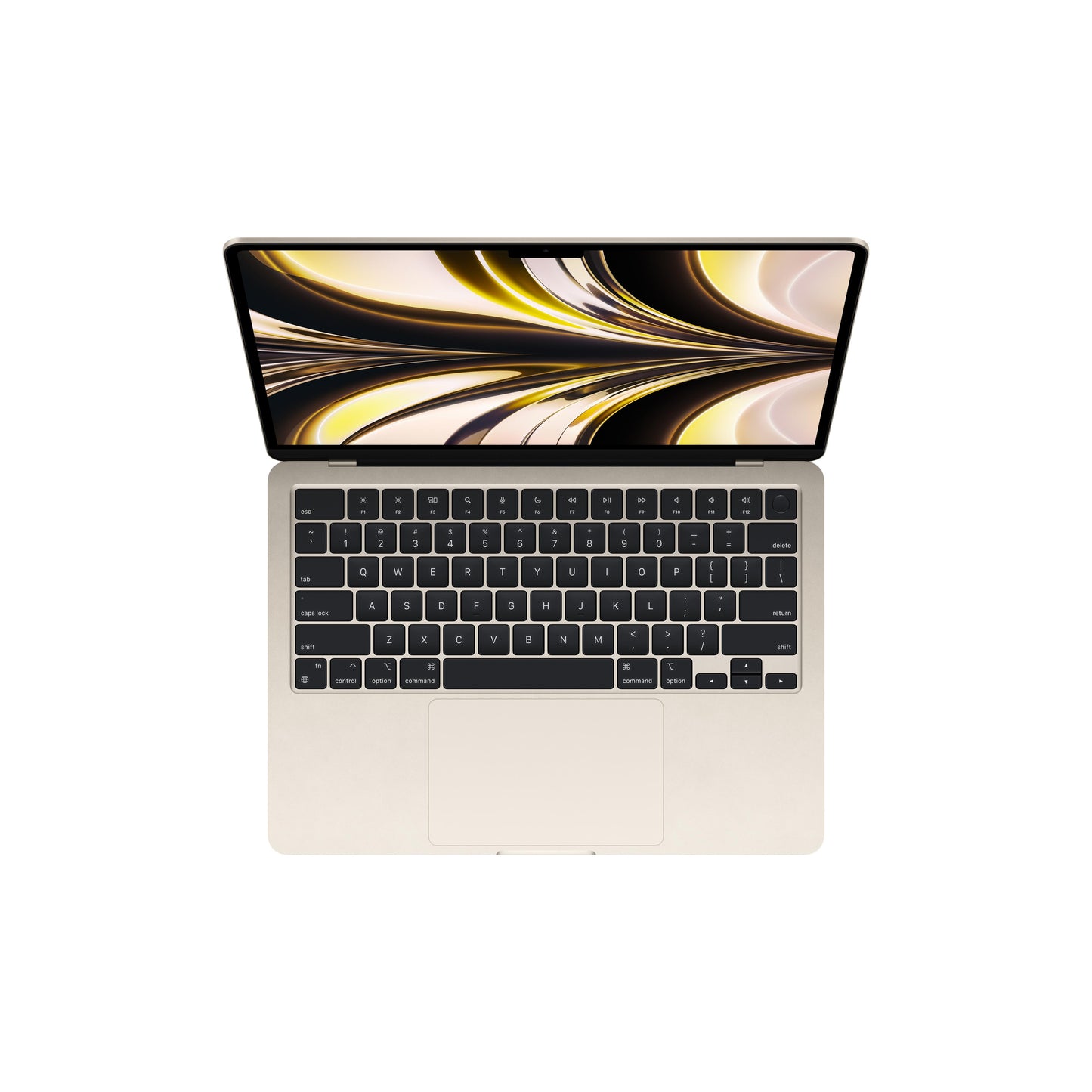 13 انش MacBook Air: شريحة Apple M2 مع وحدة المعالجة المركزية 8 نوى ووحدة معالجة الرسومات 8 نوى، 256 جيجابايت SSD - ستارلايت