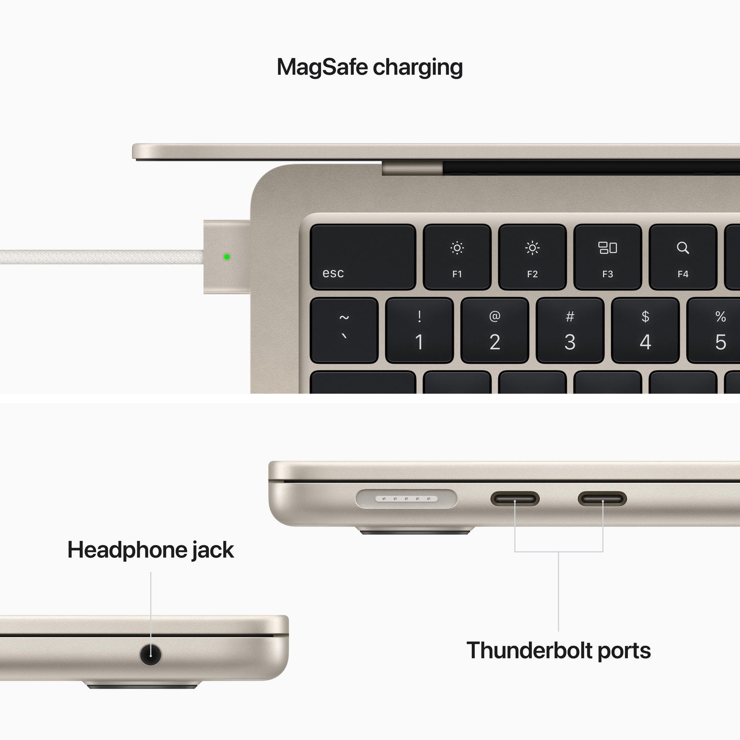 13-inch MacBook Air: Apple M2 chip with 8_core CPU and 10_core GPU, 512GB SSD - Starlight