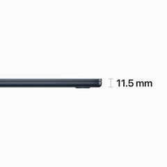 MacBook Air مقاس 15 انش: شريحة Apple M2 مع وحدة المعالجة المركزية 8 نوى ووحدة معالجة الرسومات 10 نوى، 512 جيجابايت SSD - رمادي