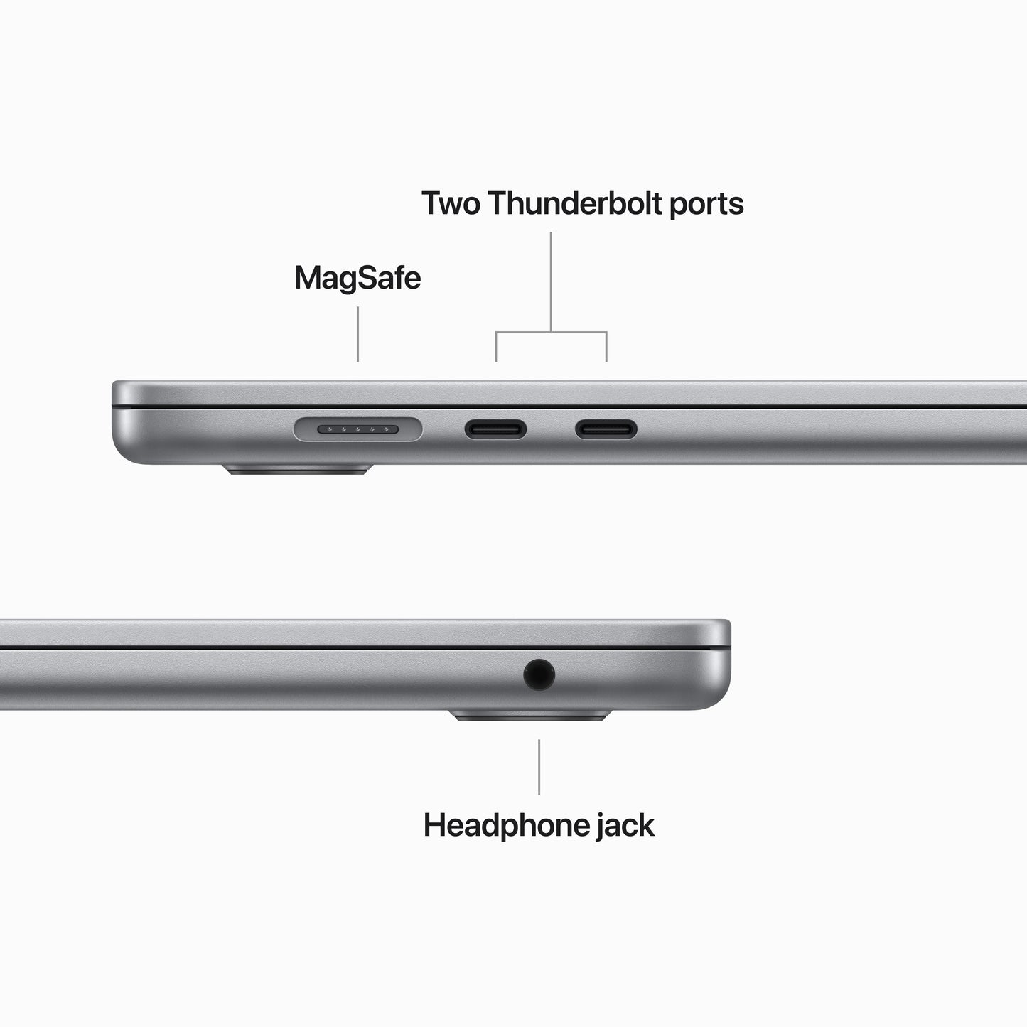 15-inch MacBook Air: Apple M2 chip with 8_core CPU and 10_core GPU, 256GB SSD - Space Grey