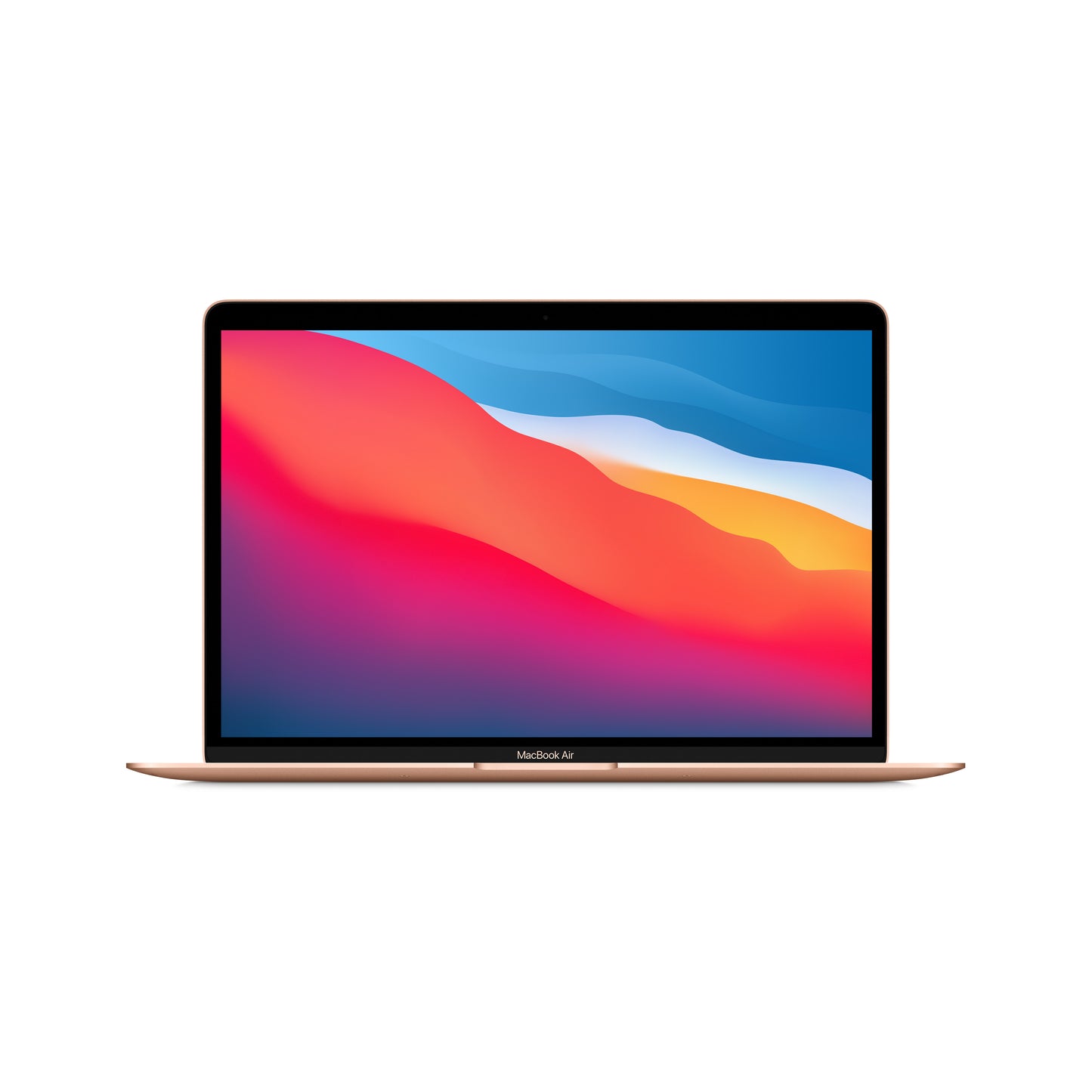 Apple 2020 MacBook Air Laptop: Apple M1 Chip, 13-inch Retina Display, 8GB RAM, 256GB SSD Storage, Backlit Keyboard, FaceTime HD Camera, Touch ID. Works with iPhone/iPad; Gold; Arabic/English