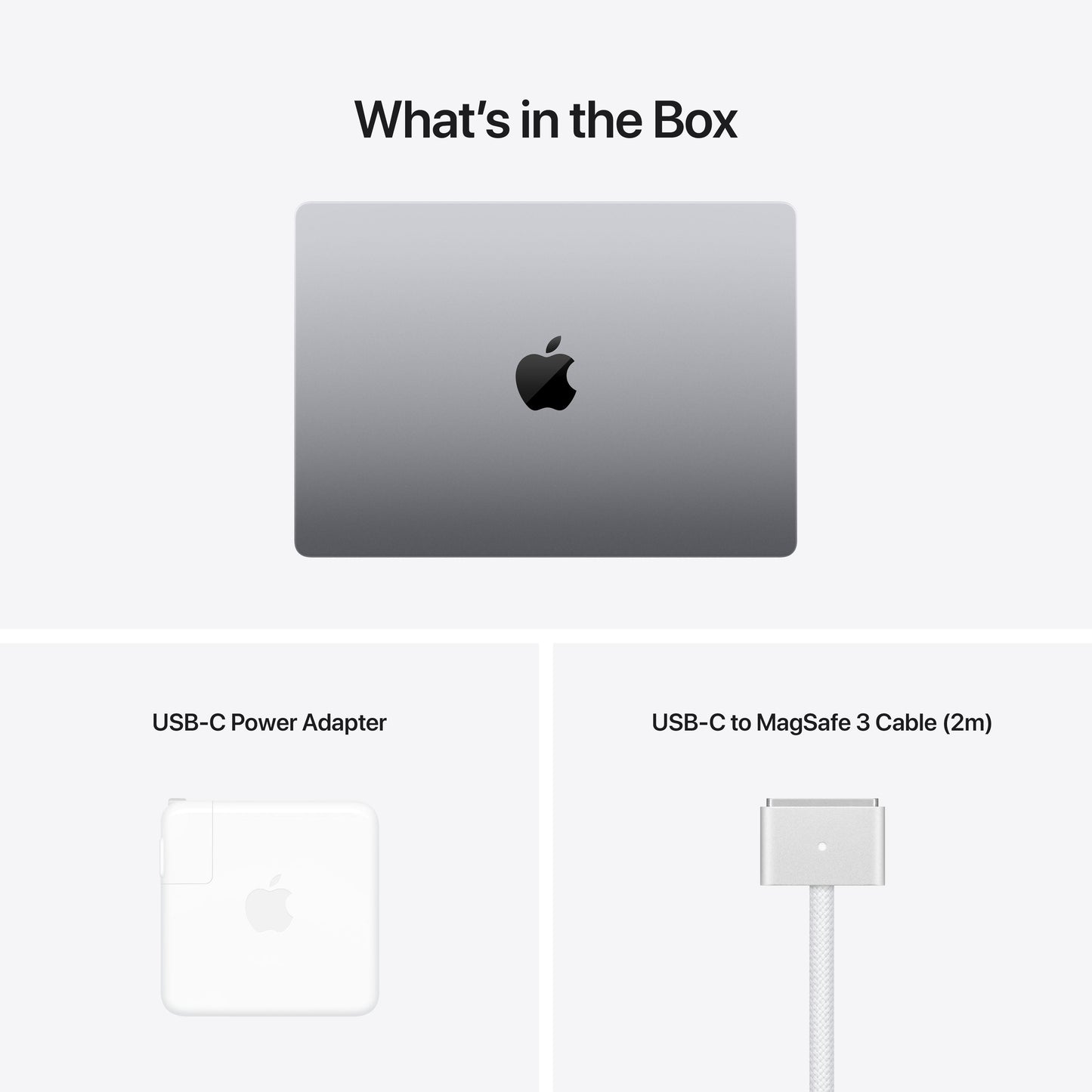 MacBook Pro مقاس 14 انش: شريحة Apple M1 Pro مع وحدة معالجة مركزية 8 نوى و 14 وحدة معالجة رسومات، 512 جيجابايت SSD - رمادي