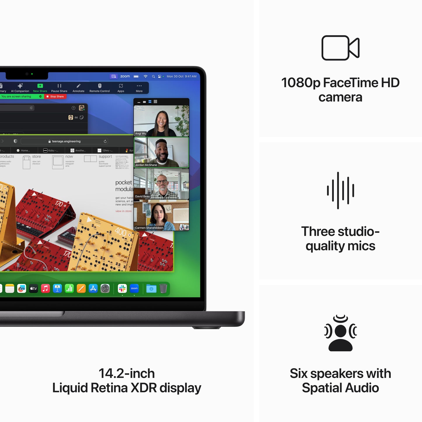 14-inch MacBook Pro: Apple M3 Pro chip with 12‑core CPU and 18‑core GPU, 1TB SSD - Space Black