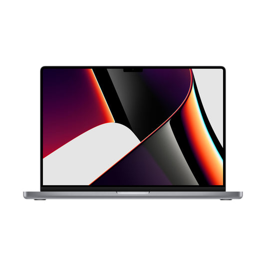 MacBook Pro مقاس 16 انش: شريحة Apple M1 Pro مع وحدة معالجة مركزية 10 نوى و 16 وحدة معالجة رسومات أساسية، 1 تيرابايت SSD - رمادي
