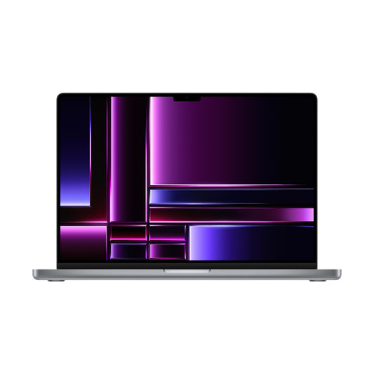 MacBook Pro مقاس 16 انش: شريحة Apple M2 Pro مع وحدة معالجة مركزية 12 نوى و 19 وحدة معالجة رسومات أساسية، 1 تيرابايت SSD - رمادي