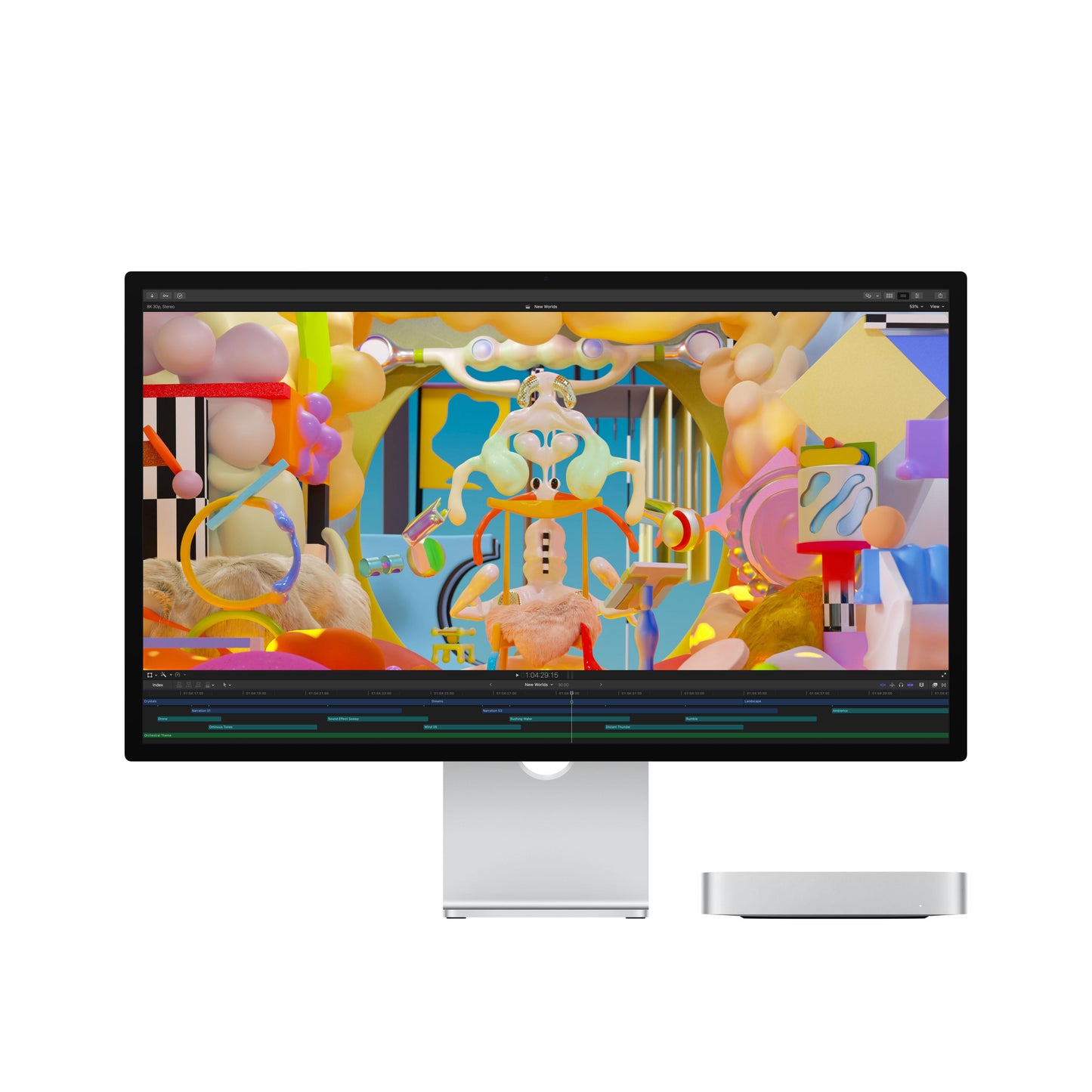 Mac mini: Apple M2 Pro chip with 10_core CPU and 16_core GPU, 512GB SSD - Silver