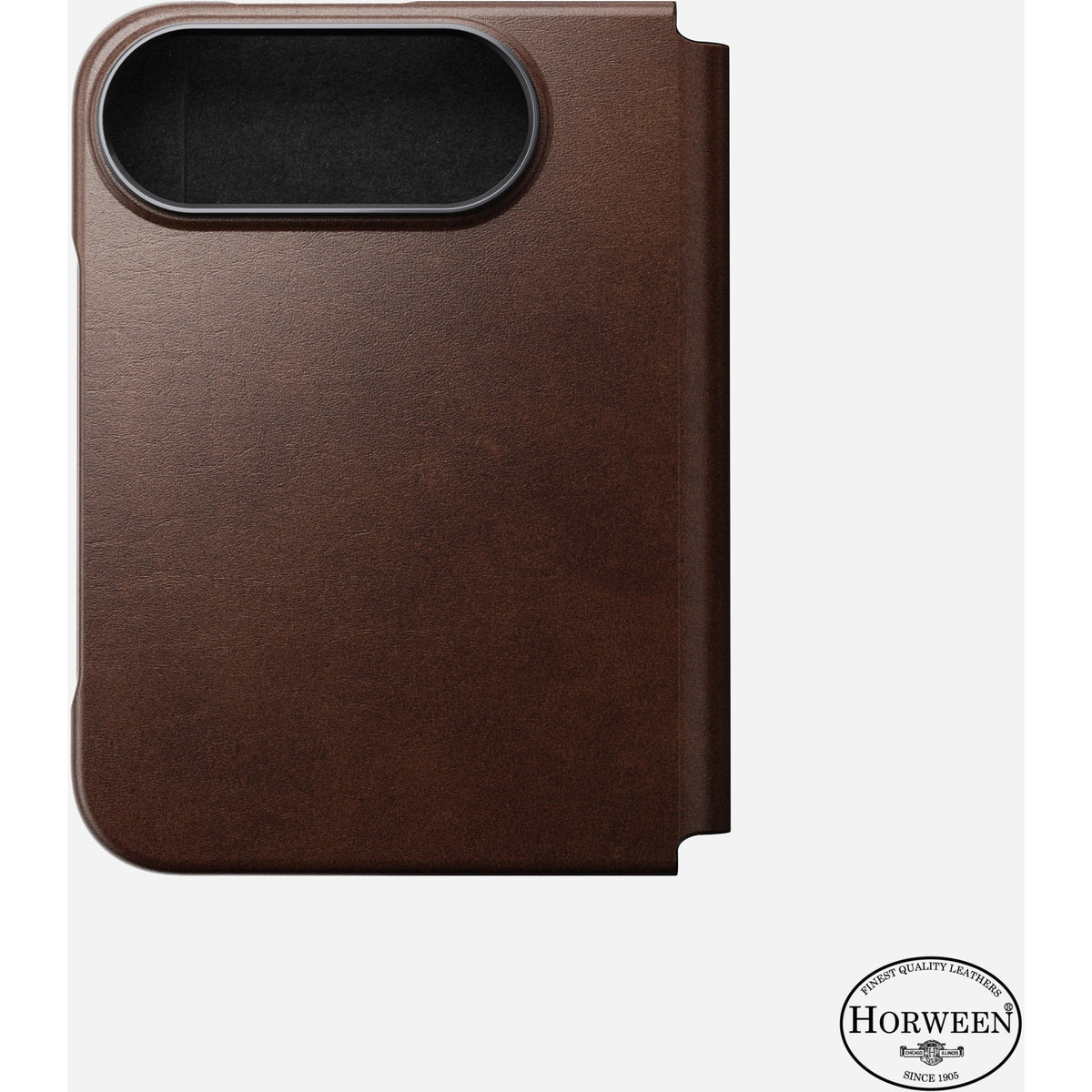 Nomad Traditional Leather Folio for iPhone Duo - Rustic Brown