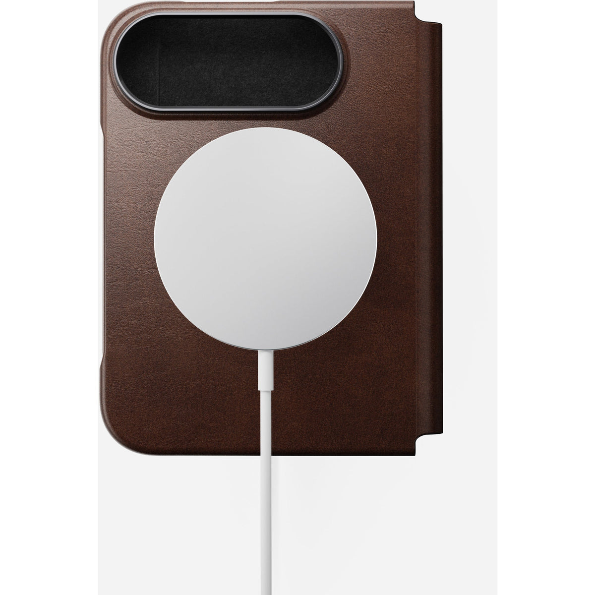 Nomad Traditional Leather Folio for iPhone Duo - Rustic Brown