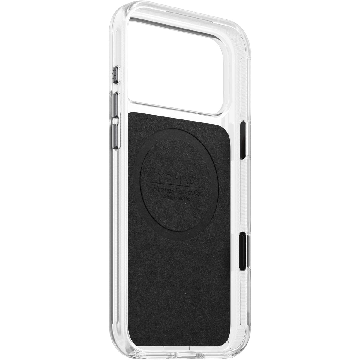 Nomad Clear Leather Case for iPhone 18 Pro Max - Rustic Brown