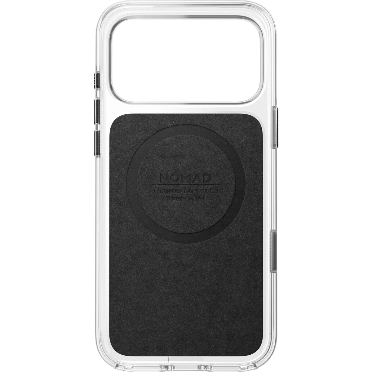 Nomad Clear Leather Case for iPhone 18 Pro Max - Rustic Brown