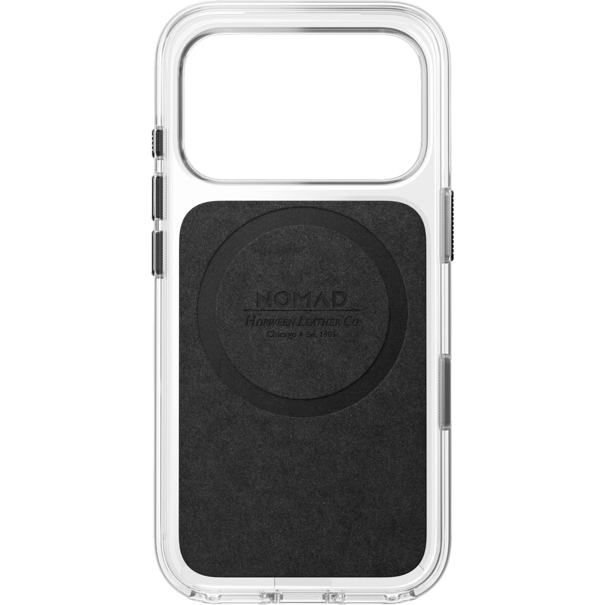 Nomad Clear Leather Case for iPhone 18 Pro - Rustic Brown