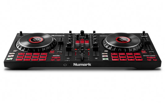 Mixtrack Platinum FX 4-Deck Advanced DJ Controller with Jog Wheel Displays and Effects Paddles