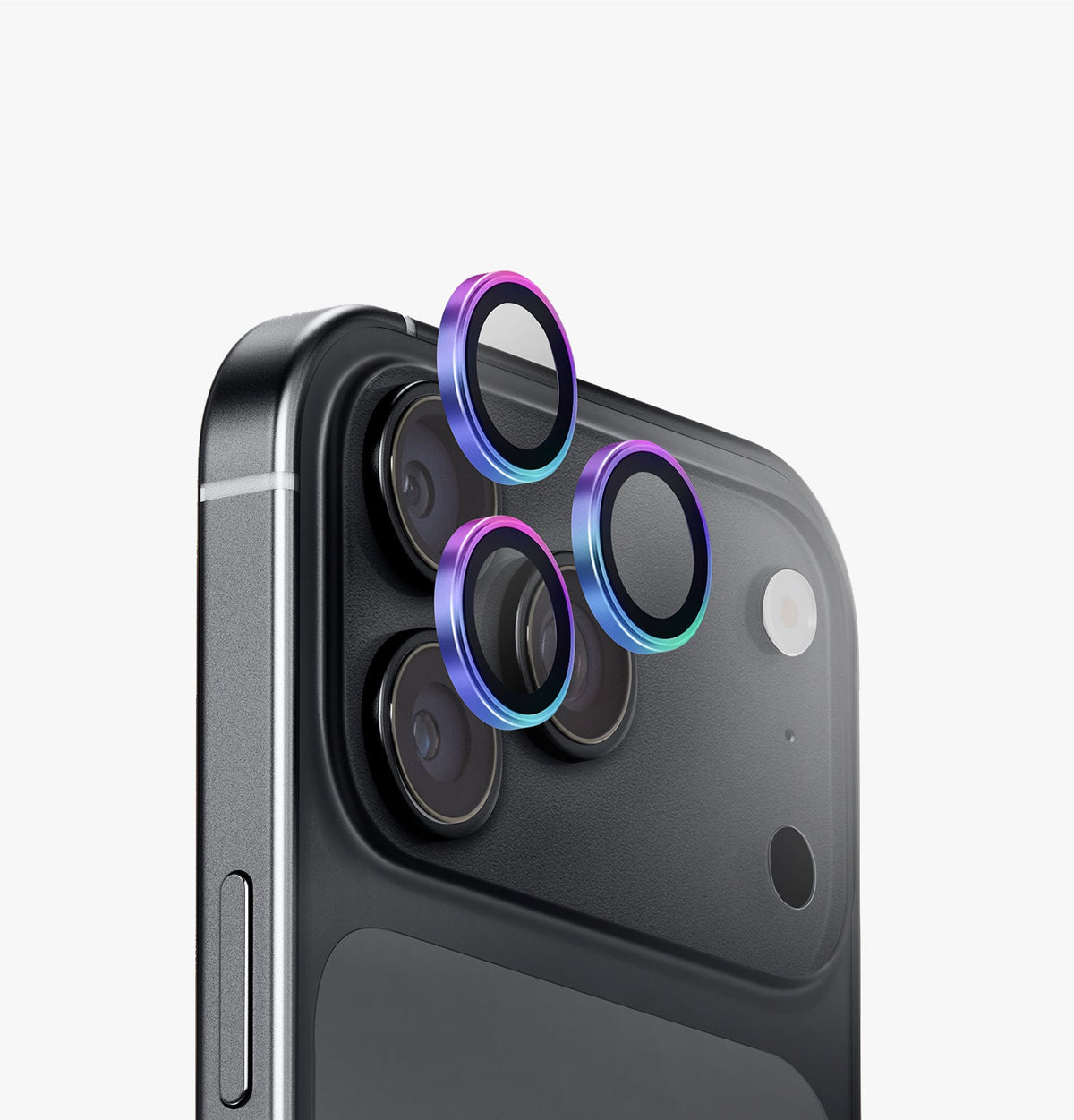 UNIQ Optix AluGuard Camera Lens Protector for iPhone 18 Pro / 18 Pro Max 6.3 / 6.9-inch - Iridescent