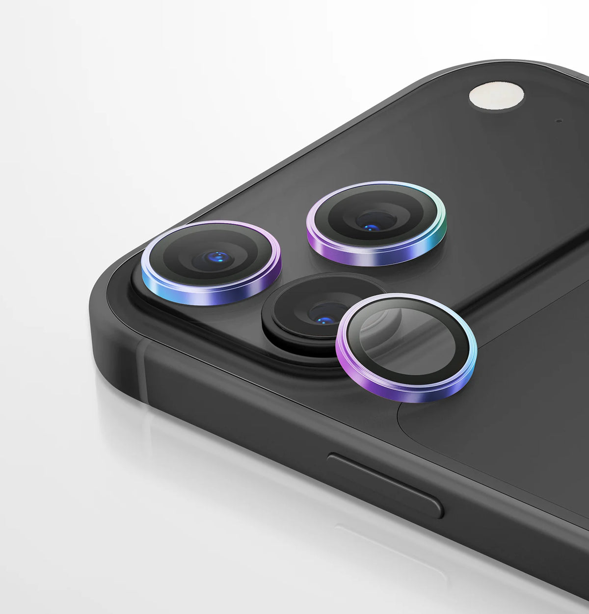 UNIQ Optix AluGuard Camera Lens Protector for iPhone 18 Pro / 18 Pro Max 6.3 / 6.9-inch - Iridescent