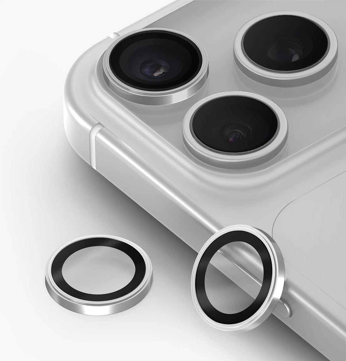 UNIQ Optix Prime Camera Lens Protector for iPhone 18 Pro / 18 Pro Max 6.3 / 6.9-inch - Glacier Chrome