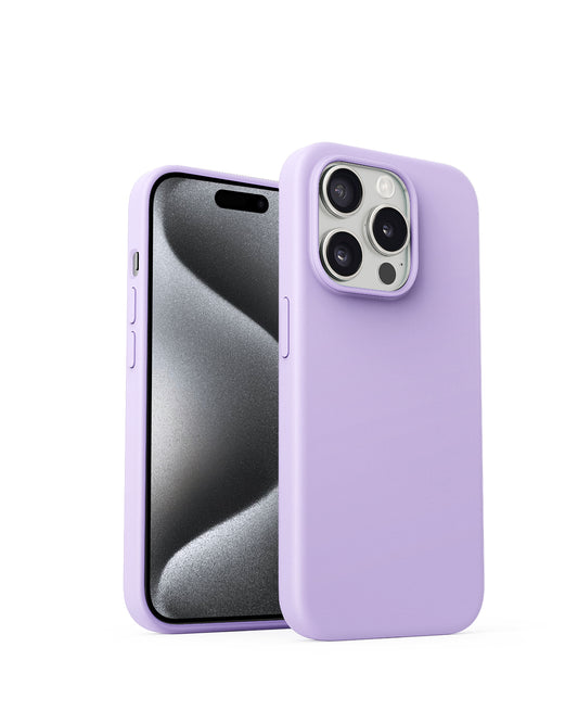 AUKEY Magnetic Hrd-Shell Phone Case Midnight iPhone 15 Pro Max Pink