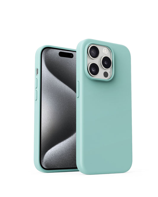 AUKEY Magnetic Hrd-Shell Phone Case Midnight iPhone 15 Pro Green