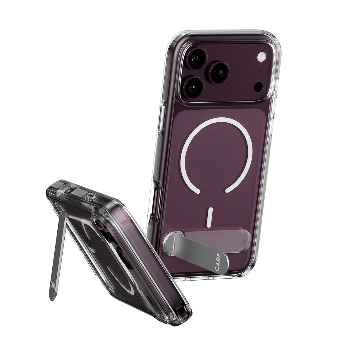 Panzerglass Care iPhone 18 Pro Feature Case Kickstand Magsafe Transparent