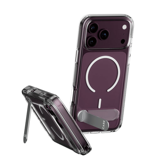 Panzerglass Care iPhone 18 Pro Feature Case Kickstand Magsafe Transparent